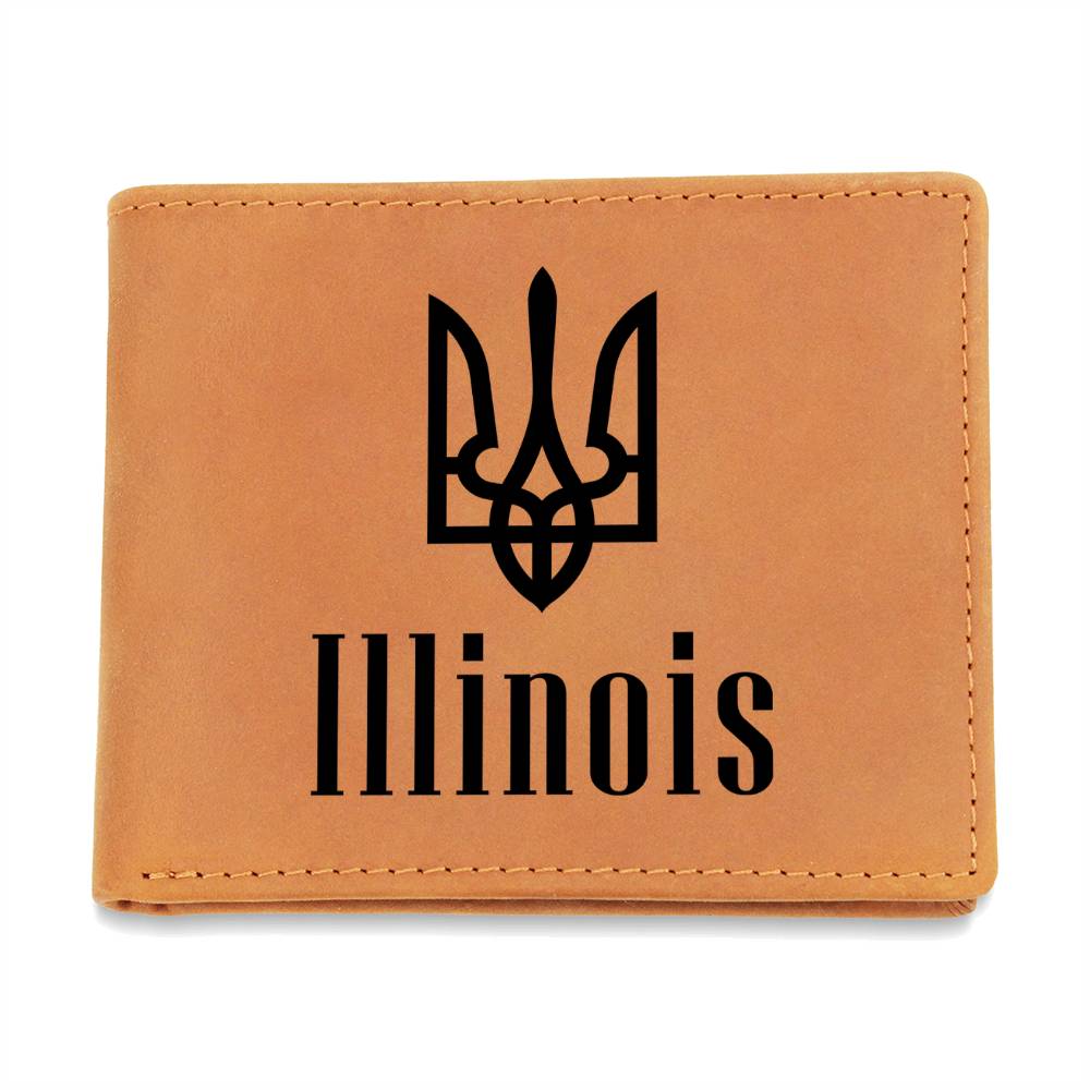 Illinois - Leather Wallet