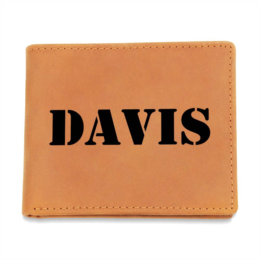 Davis - Leather Wallet