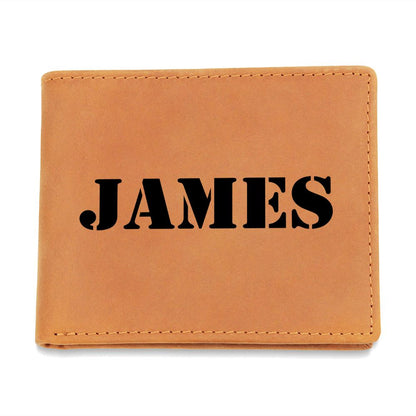James - Leather Wallet