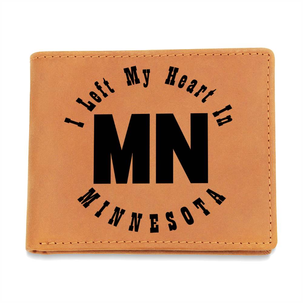 Heart In Minnesota v01 - Leather Wallet