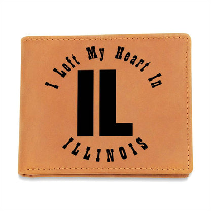 Heart In Illinois v01 - Leather Wallet