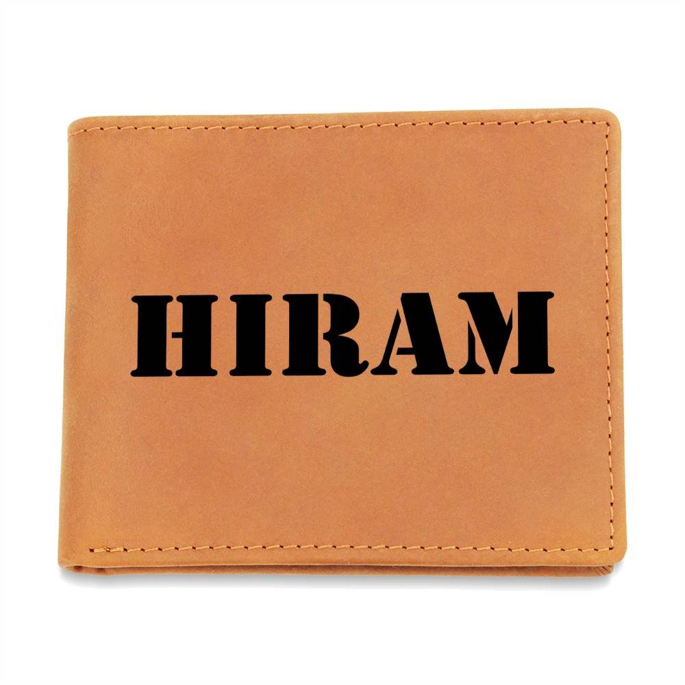Hiram - Leather Wallet