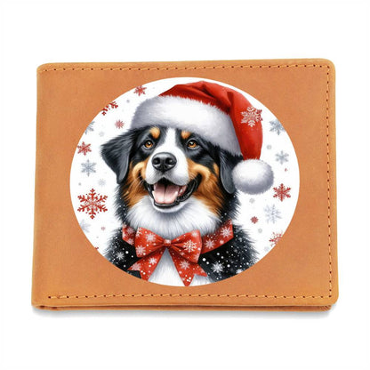 Christmas Dog - Appenzeller Sennenhund - Leather Wallet