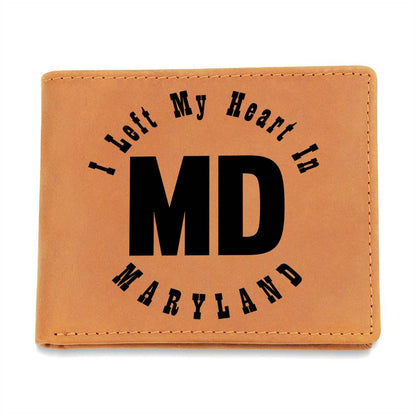 Heart In Maryland v01 - Leather Wallet