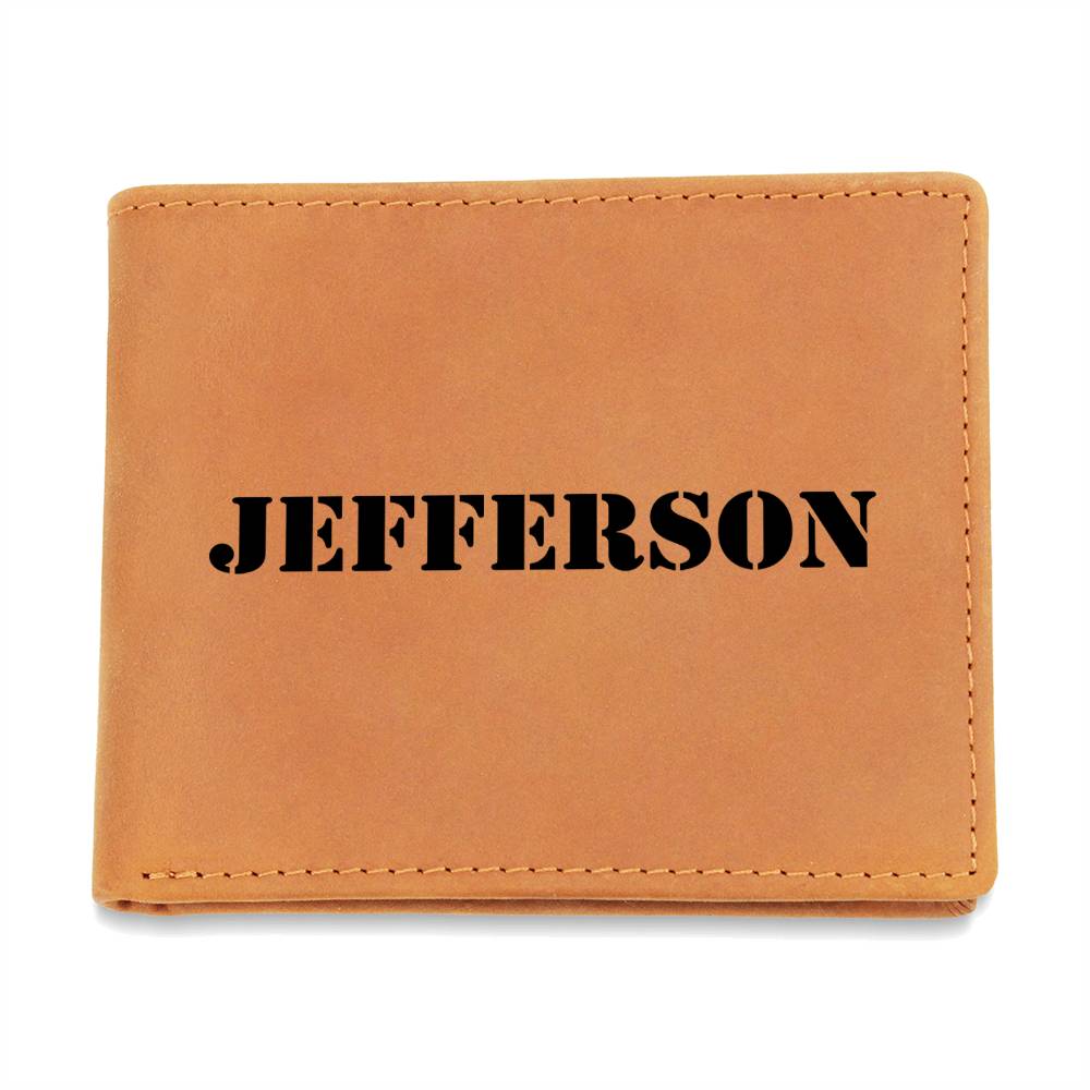 Jefferson - Leather Wallet