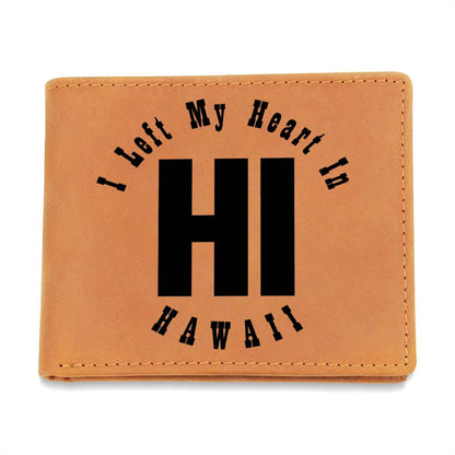 Heart In Hawaii v01 - Leather Wallet