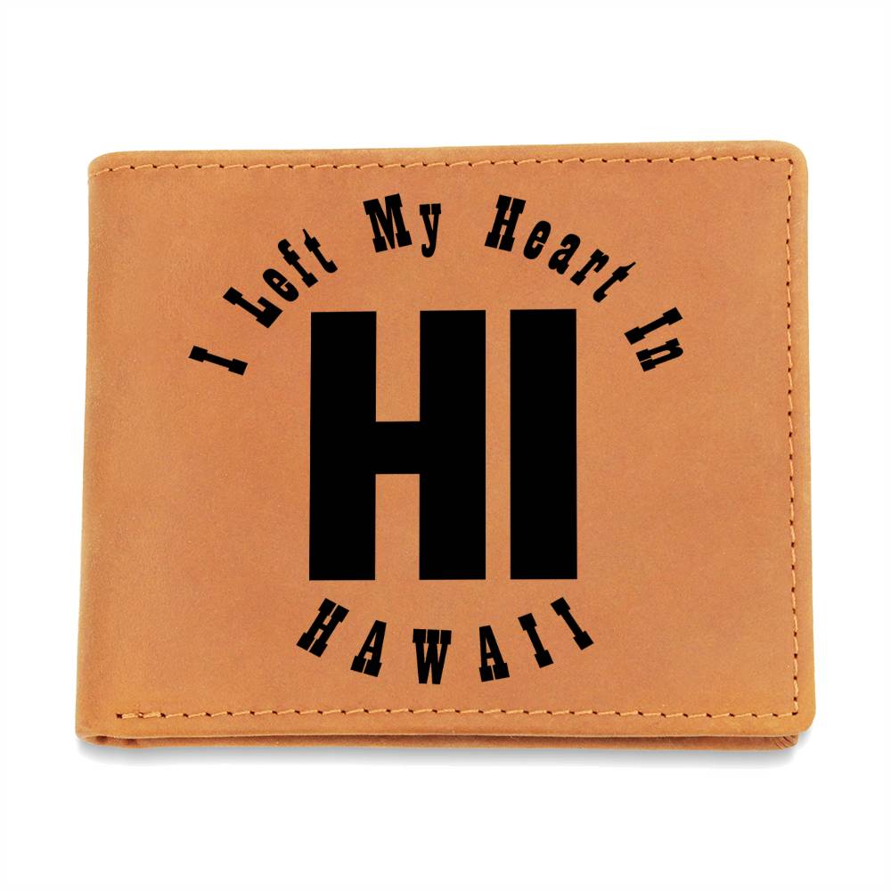 Heart In Hawaii v01 - Leather Wallet