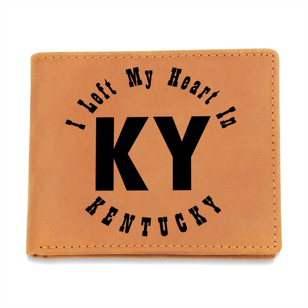 Heart In Kentucky v01 - Leather Wallet