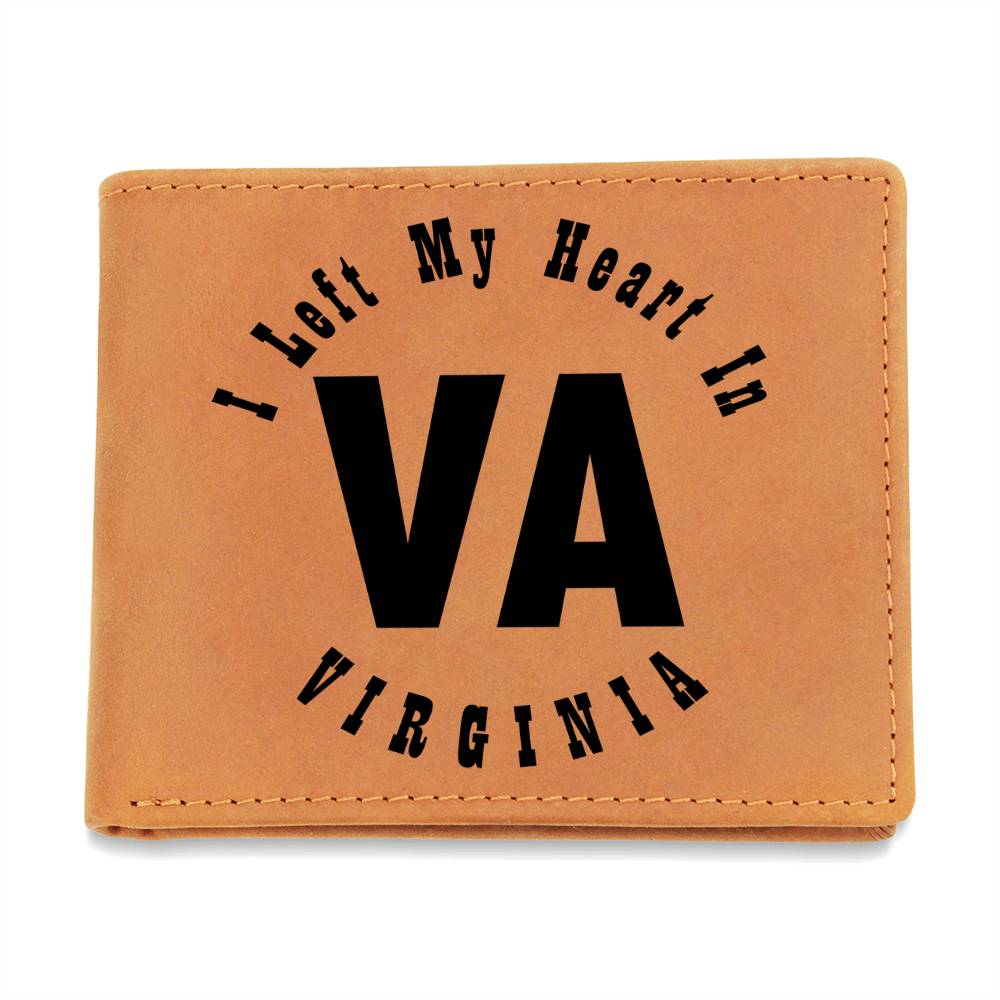 Heart In Virginia v01 - Leather Wallet