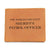 World's Greatest Sheriff's Patrol Officer - Leather Wallet