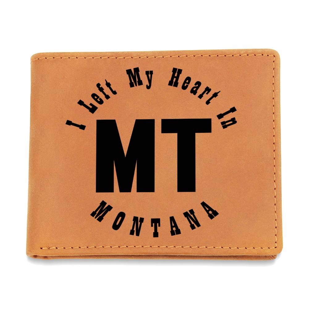Heart In Montana v01 - Leather Wallet