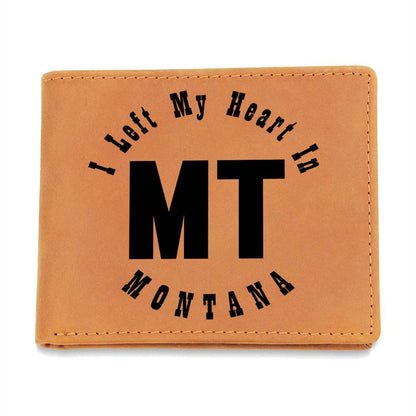 Heart In Montana v01 - Leather Wallet
