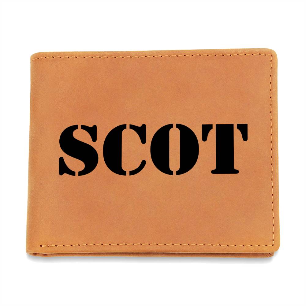 Scot - Leather Wallet