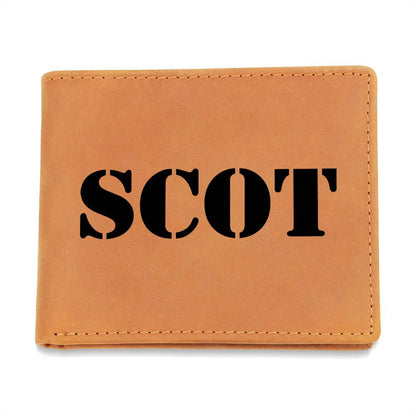 Scot - Leather Wallet