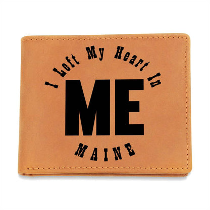 Heart In Maine v01 - Leather Wallet