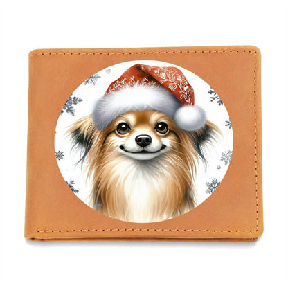 Christmas Dog - Russian Toy - Leather Wallet