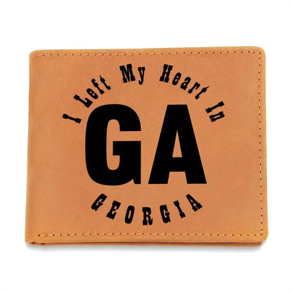 Heart In Georgia v01 - Leather Wallet