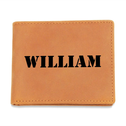 William - Leather Wallet