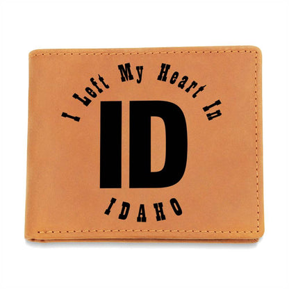 Heart In Idaho v01 - Leather Wallet
