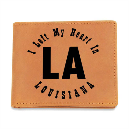 Heart In Louisiana v01 - Leather Wallet