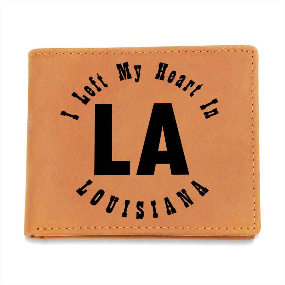 Heart In Louisiana v01 - Leather Wallet