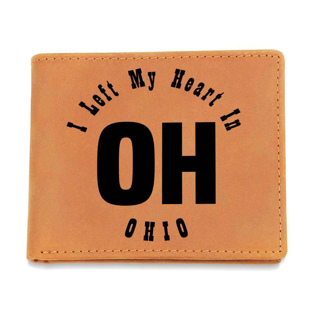 Heart In Ohio v01 - Leather Wallet