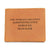 World's Greatest Administrative Services Manager - Leather Wallet