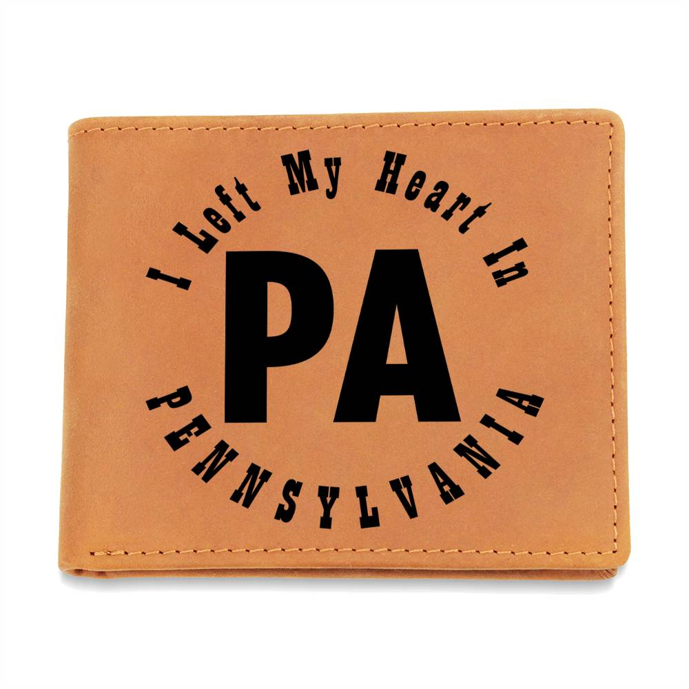 Heart In Pennsylvania v01 - Leather Wallet