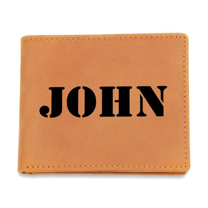 John - Leather Wallet