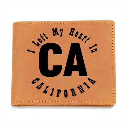 Heart In California v01 - Leather Wallet