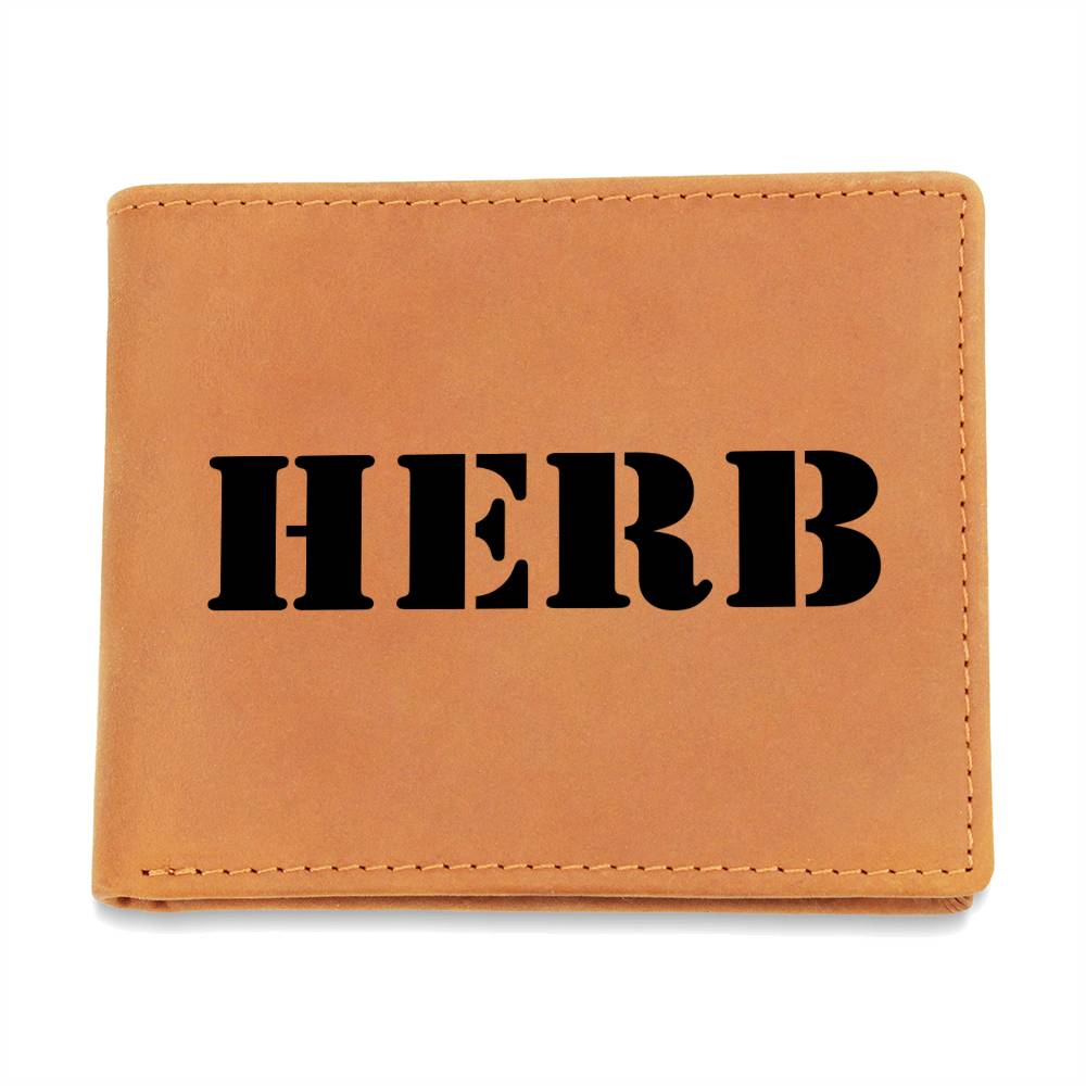 Herb - Leather Wallet