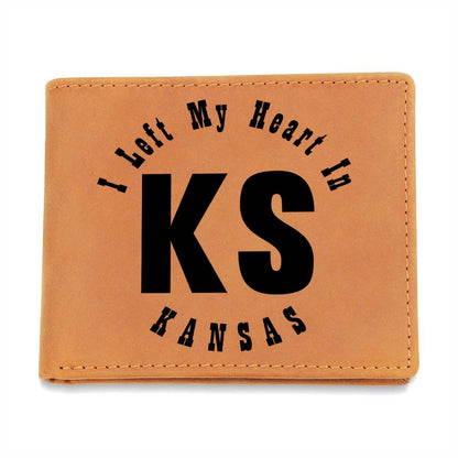 Heart In Kansas v01 - Leather Wallet