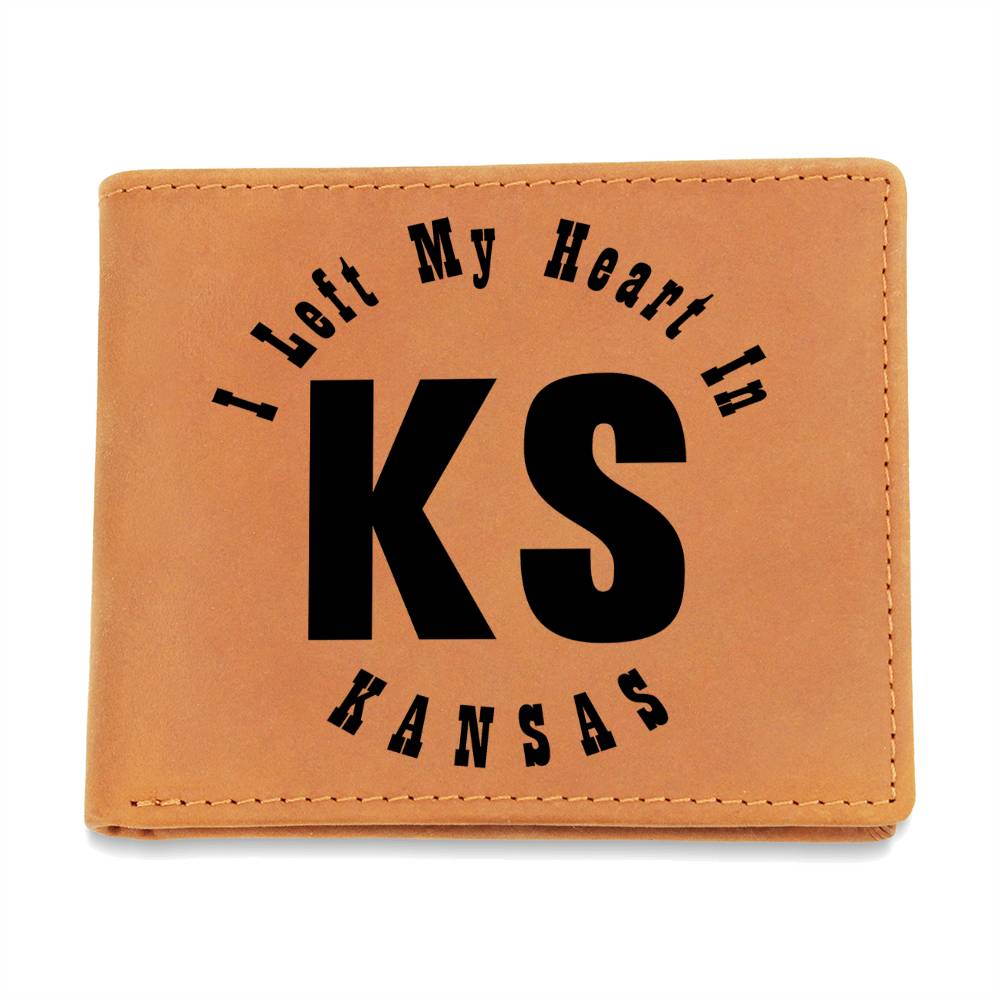 Heart In Kansas v01 - Leather Wallet