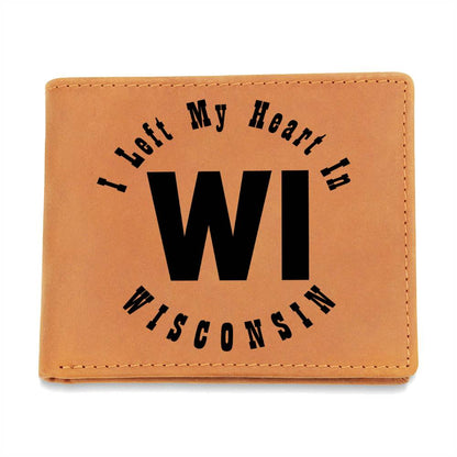Heart In Wisconsin v01 - Leather Wallet