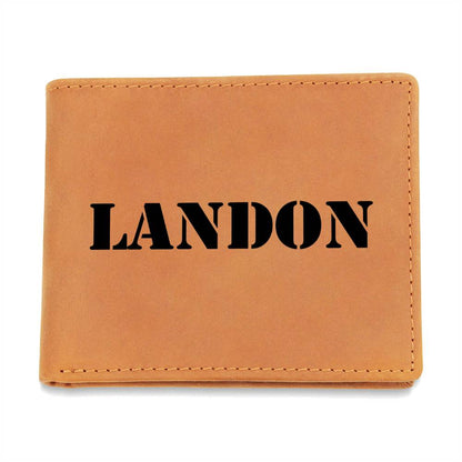 Landon - Leather Wallet