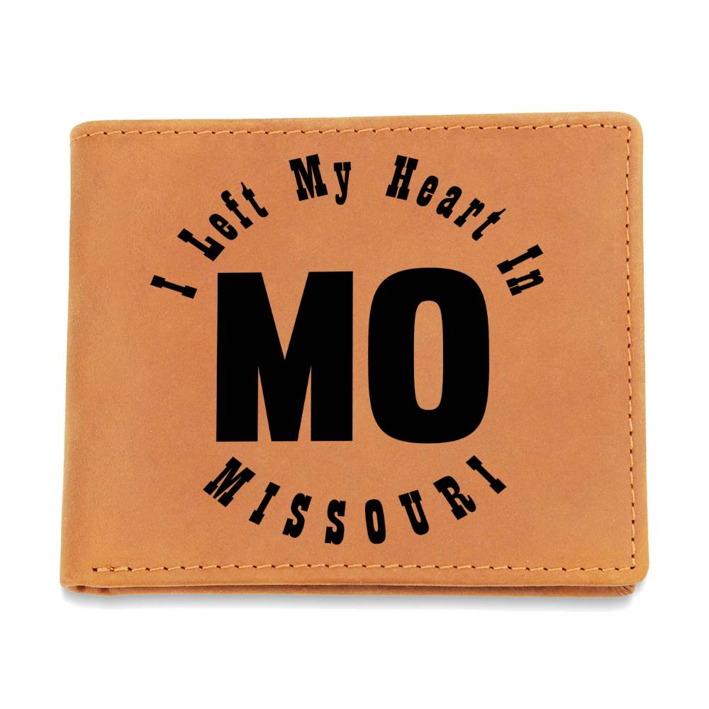 Heart In Missouri v01 - Leather Wallet