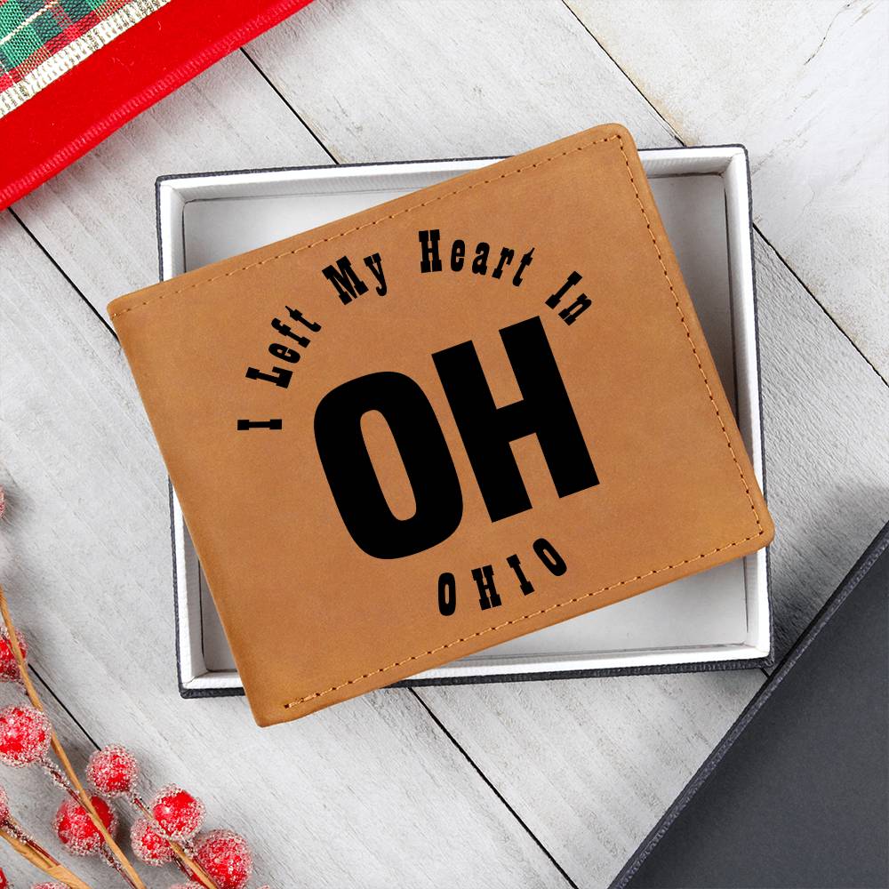 Heart In Ohio v01 - Leather Wallet