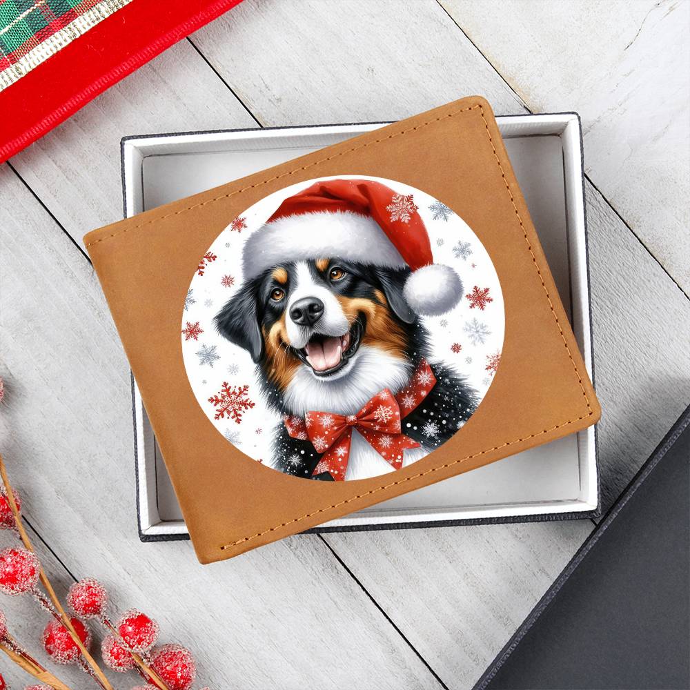 Christmas Dog - Appenzeller Sennenhund - Leather Wallet