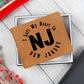 Heart In New Jersey v01 - Leather Wallet