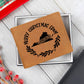 Merry Christmas From Virginia - Leather Wallet