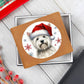 Christmas Dog - West Highland White Terrier - Leather Wallet