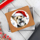 Christmas Dog - Glen of Imaal Terrier - Leather Wallet