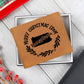 Merry Christmas From Pennsylvania - Leather Wallet