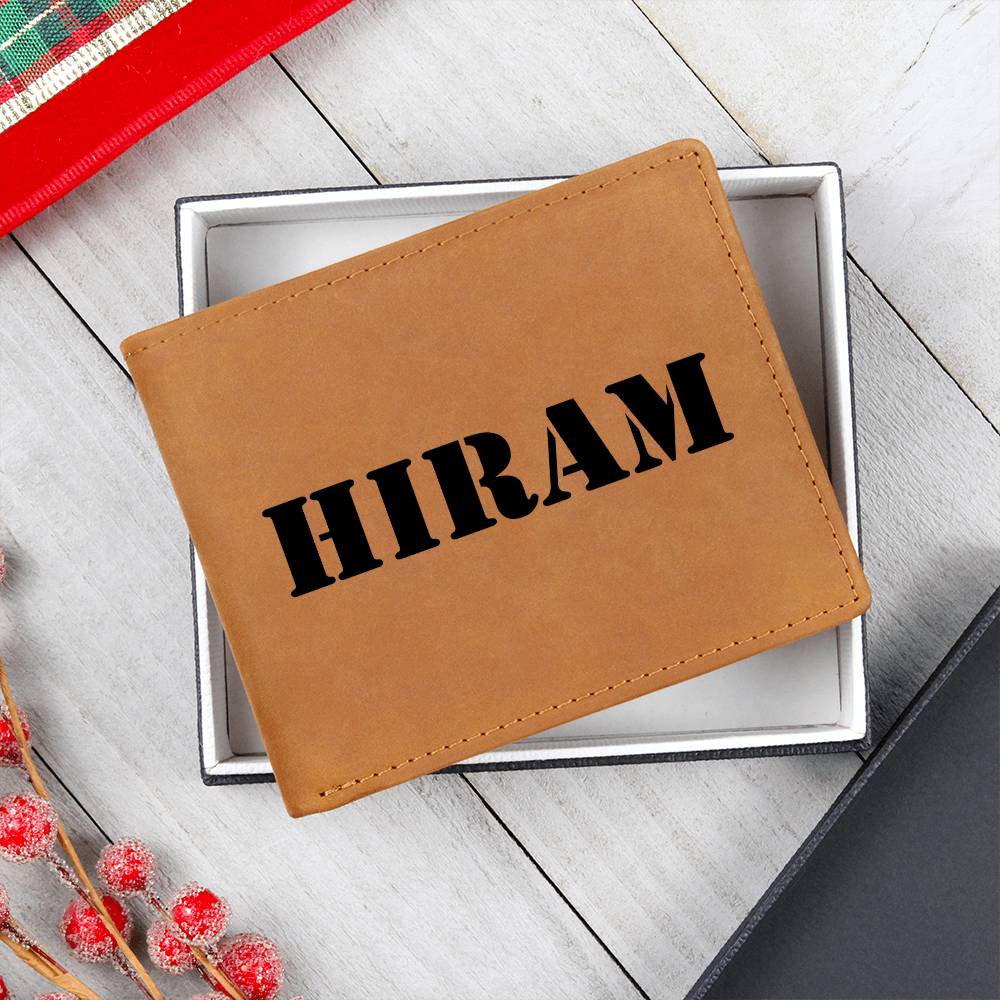 Hiram - Leather Wallet