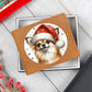 Christmas Dog - Chihuahua - Leather Wallet
