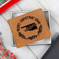 Merry Christmas From Oklahoma - Leather Wallet