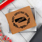 Merry Christmas From Nebraska - Leather Wallet