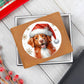Christmas Dog - Nova Scotia Duck Tolling Retriever - Leather Wallet