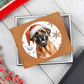Christmas Dog - Boerboel - Leather Wallet