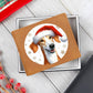 Christmas Dog - Ibizan Hound - Leather Wallet